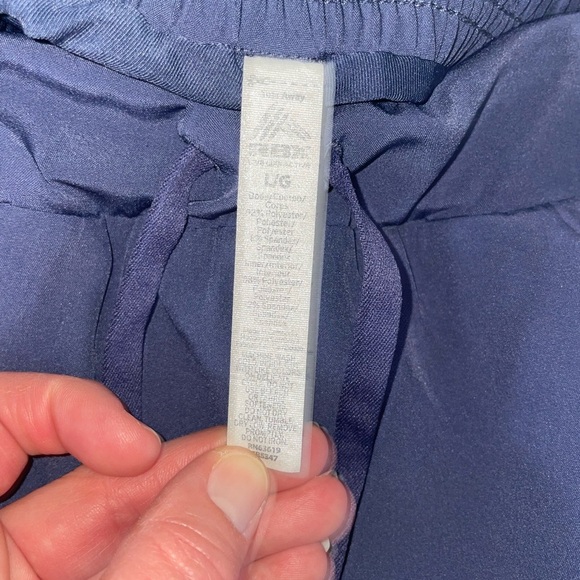 REI Blue Gray Tennis Shorts Skirt with Adjustable Waist Large - Picture 2 of 2